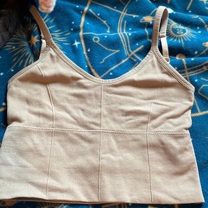 Olive green sports bra size S